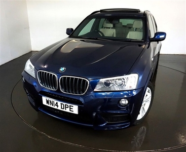 Used BMW X3 2.0 XDRIVE20D M SPORT 5d-2 FORMER KEEPERS FINISHED IN DEEP SEA BLUE WITH OYSTER NEVADA LEATHER-18