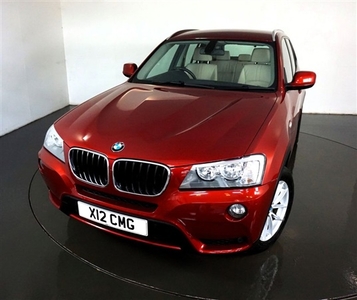 Used BMW X3 2.0 XDRIVE20D SE 5d AUTO-1 OWNER FROM NEW-FINISHED IN VERMILION RED WITH OYSTER NEVADA LEATHER-17
