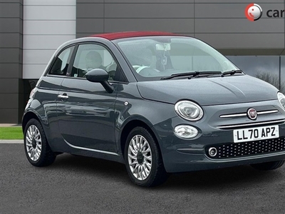 Used Fiat 500 1.0 LOUNGE MHEV 2d 69 BHP 7-Inch Touchscreen, DAB Radio, Cruise Control, Bluetooth, Red Roof in