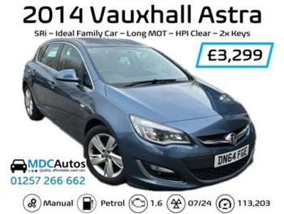Vauxhall, Astra 2014 (14) 2.0 CDTi 16V ecoFLEX SRi 5dr