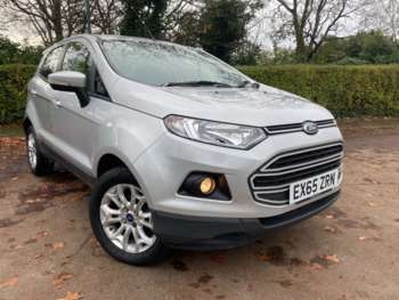 Ford, Ecosport 2015 (15) 1.5 TDCi Zetec SUV 5dr Diesel Manual 2WD Euro 5 (90 ps)