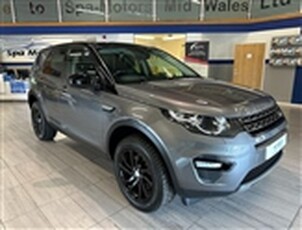 Used 2017 Land Rover Discovery Sport 2.0 TD4 SE TECH 5d 180 BHP in Powys