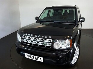 Used Land Rover Discovery 3.0 4 SDV6 XS 5d 255 BHP-2 OWNERS FROM NEW-SANTORINI BLACK METALLIC WITH HEATED BLACK LEATHER UPHOLS in Warrington