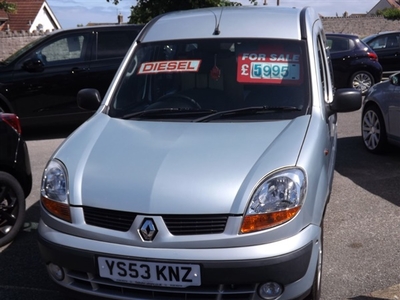 Used 2003 Renault Kangoo 1.5 dCi 80 Expression 5dr mpv in Colwyn Bay