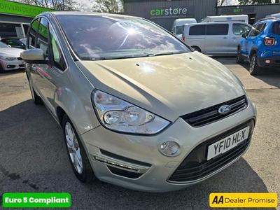 Used 2010 Ford S-Max 2.0 TITANIUM TDCI 5d 138 BHP IN SILVER WITH 82,000 MILES AND A SERVICE HISTORY, 3 OWNERS FROM NEW, W in East Peckham