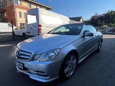 Used 2012 Mercedes-Benz E Class DIESEL CABRIOLET in Dunmurry