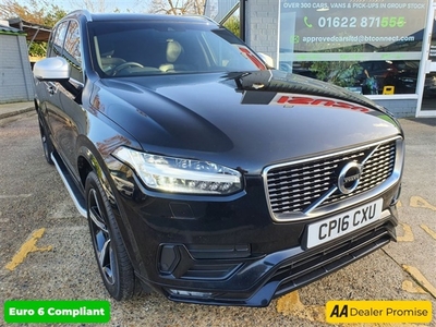 Used 2016 Volvo XC90 2.0 D5 R-DESIGN AWD 5d AUTO 222 BHP IN BLACK WITH 141,000 MILES AND A DOCUMENTED SERVICE HISTORY MOS in East Peckham