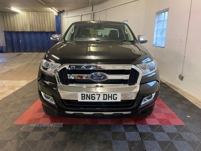 Used 2017 Ford Ranger 2.2 LIMITED 4X4 DCB TDCI 4d 148 BHP DAB RADIO, BLUETOOTH, SAT NAV in Lurgan