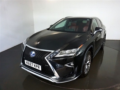 Used 2017 Lexus RX 3.5 450H F SPORT 5d AUTO-1 OWNER FROM NEW-RED LEATHER UPHOLSTERY-ELECTRIC MEMORY SEAT-ELECTRIC FOLDI in Warrington