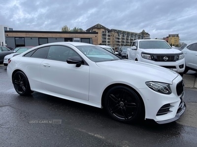 Used 2017 Mercedes-Benz E Class E 220 D AMG LINE Coupe AUTO 2d 192 BHP REAL EYE CATCHER AMG GT STYLING in Belfast