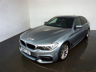 Used 2018 BMW 5 Series 2.0 520D XDRIVE M SPORT 4d AUTO-2 OWNER CAR FINISHED IN BLUESTONE WITH BLACK DAKOTA LEATHER-18