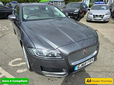 Used 2018 Jaguar XF 2.0 D PORTFOLIO 4d 177 BHP IN GREY WITH 33,076 MILES AND A FULL SERVICE HISTORY, 2 OWNERS FROM NEW, in East Peckham