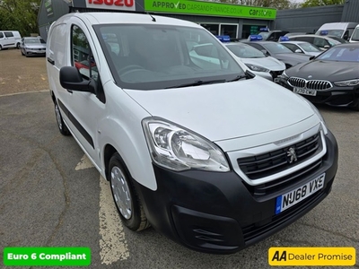 Used 2018 Peugeot Partner 1.6 BLUE HDI CRC 100 BHP IN WHITE WITH 54,851 MILES AND A FULL SERVICE HISTORY, 1 OWNER FROM NEW, UL in East Peckham