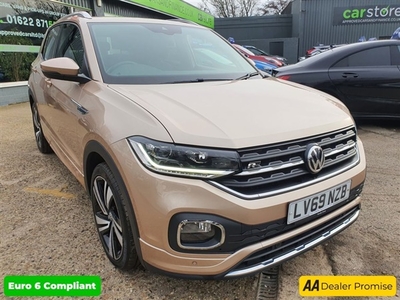 Used 2019 Volkswagen T-Cross 1.0 R-LINE TSI DSG 5d 114 BHP IN BEIGE WITH 38,890 MILES AND A FULL SERVICE HISTORY, 1 OWNER FROM NE in East Peckham