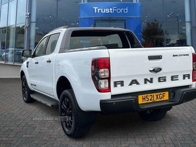 Used 2021 Ford Ranger Wildtrak AUTO 2.0 EcoBlue 213ps 4x4 Double Cab Pick Up - KEYLESS GO, HEATED FRONT SEATS, CRUISE CONT in Newtownabbey