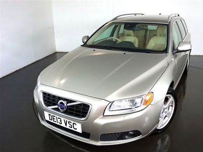 Used Volvo V70 2.0 D4 SE LUX 5d 161 BHP-1 OWNER CAR FROM NEW-10 VOLVO SERVICES-SEASHELL METALLIC-SANDSTONE BEIGE LE in Warrington