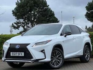 Lexus, RX 2017 (67) 3.5 450H F SPORT 5d AUTO-1 OWNER FROM NEW-RED LEATHER UPHOLSTERY-ELECTRIC M 5-Door