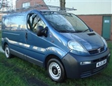 Used 2005 Vauxhall Vivaro 1.9DTi Van 2.7t Gleaming Metallic Blue Paint in Leeds
