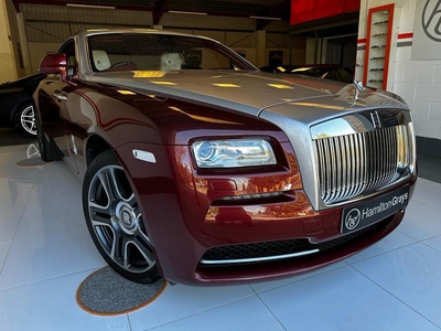 2015 (15) Rolls-Royce Wraith 6.6 V12 Auto. In Red Velvet Sparkle over Arctic White Leather. Full Rolls-Royce History. Just 30k..