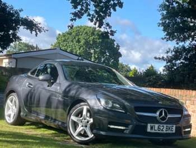Mercedes-Benz, SLK-Class 2012 (62) 1.8 SLK200 BLUEEFFICIENCY AMG SPORT 2d-FINISHED IN IRIDIUM SILVER WITH BLAC 2-Door
