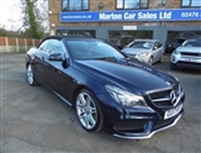 Used 2017 Mercedes-Benz E Class 2.1 E220d AMG Line Edition Cabriolet G-Tronic+ Euro 6 (s/s) 2dr in Coventry
