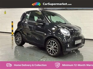 Used Smart Fortwo 60kW EQ Prime Exclusive 17kWh 2dr Auto [22kWCh] in Birmingham