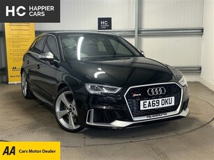 Used Audi RS3 2.5 RS 3 TFSI SPECIAL EDITION SPORTBACK 5DR PETROL S TRONIC QUATTRO EURO 6 395 BHP in Harlow