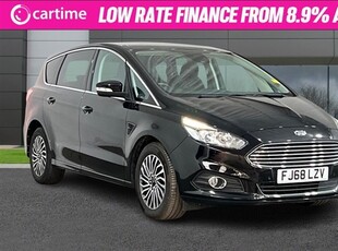 Used Ford S-Max 2.0 TITANIUM ECOBLUE 5d 148 BHP Front/Rear Park Sensors, Heated Windscreen, Keyless Entry, Ford Navi in
