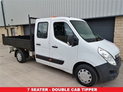 Used Vauxhall Movano 2.3 R3500 L2H1 CRC CDTI 123 BHP 7 SEATER TIPPER in Burnley