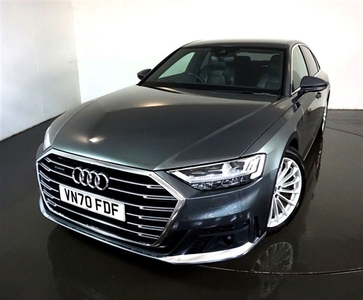 Used Audi A8 3.0 TDI QUATTRO S LINE MHEV 4d AUTO-1 OWNER FROM NEW-FINISHED IN DAYTONA GREY METALLIC-HEATED BLACK in Warrington