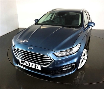 Used Ford Mondeo 2.0 TITANIUM EDITION ECOBLUE 5d-1 OWNER FROM NEW-FINISEHD IN CHROME BLUE-TOUCH SCREEN SONY ENTERTAIN in Warrington
