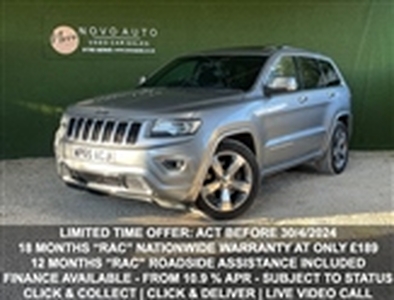 Used 2015 Jeep Grand Cherokee 3.0 V6 CRD OVERLAND 5d 247 BHP in Swindon