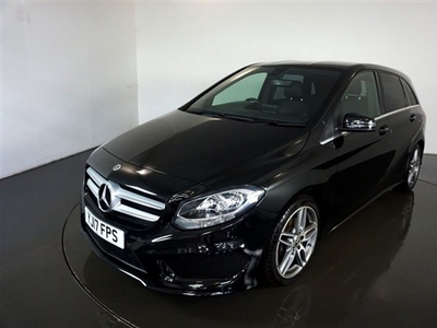 Used 2017 Mercedes-Benz B Class 2.1 B 200 D AMG LINE 5d-2 FORMER KEEPERS FINISHED IN COSMOS BLACK WITH HALF LEATHER UPHOLSTERY-SMART in Warrington