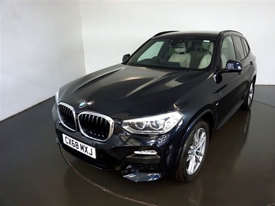 Used 2018 BMW X3 2.0 XDRIVE20D M SPORT 5d AUTO 188 BHP-1 OWNER FROM NEW-FINISHED IN CARBON BLACK WITH OYSTER VERNASCA in Warrington