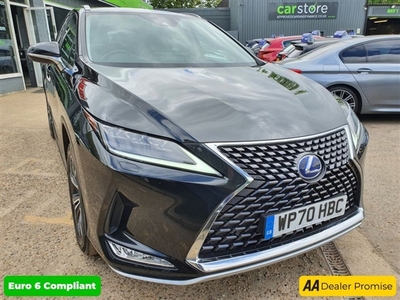 Used 2020 Lexus RX 3.5 450H 5d 309 BHP IN BLACK WITH 26,000 MILES AND A FULL SERVICE HISTORY, 1 OWNER FROM NEW, ULEZ CO in East Peckham