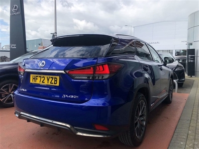 Used 2022 Lexus RX 450h 3.5 F-Sport 5dr CVT in Portsmouth