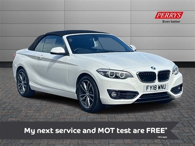 Used BMW 2 Series 218i Sport 2dr [Nav] Step Auto in Worksop