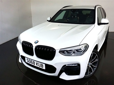 Used BMW X3 3.0 XDRIVE30D M SPORT 5d AUTO-2 OWNER CAR FINISHED IN ALPINE WHITE WITH BLACK VERNASCA LEATHER-20