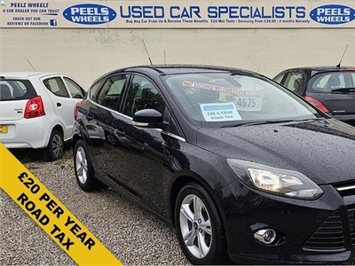 Used Ford Focus 1.0 ZETEC * 5 DOOR * BLACK * FIRST / FAMILY CAR in Morecambe