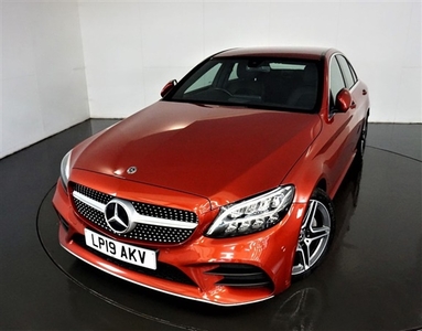 Used Mercedes-Benz C Class 1.6 C 200 D AMG LINE 4d 159 BHP-1 OWNER FROM NEW-VAT Q-HYACINTH RED METALLIC-18