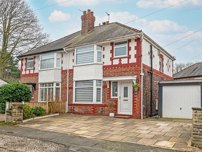 3 bedroom semi-detached house for sale in Stuart Drive, Stockton Heath, Warrington, WA4