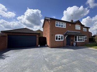 Detached house for sale in The Burrows, Narborough, Leicester LE19