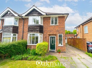 Semi-detached house for sale in Fabian Crescent, Shirley, Solihull B90