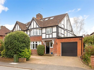 Semi-detached house for sale in Carisbrooke Road, Harpenden, Hertfordshire AL5