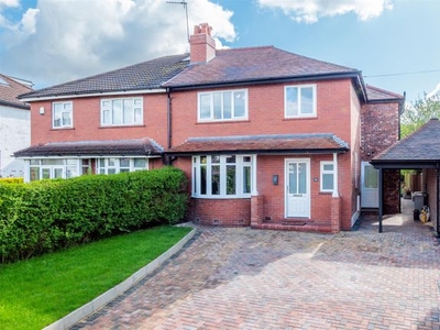 Semi-detached house for sale in Green Lane, Timperley, Altrincham WA15