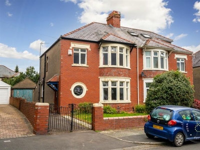 Semi-detached house for sale in Pencisely Crescent, Llandaff, Cardiff CF5
