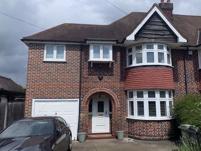 Semi-detached house to rent in Grafton Road, Worcester Park KT4