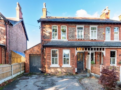 Semi-detached house for sale in Brookfield Avenue, Timperley, Altrincham WA15
