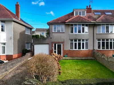Semi-detached house for sale in Pwlldu Lane, Bishopston, Swansea SA3