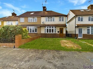 Semi-detached house to rent in Tennyson Road, Addlestone, Surrey KT15